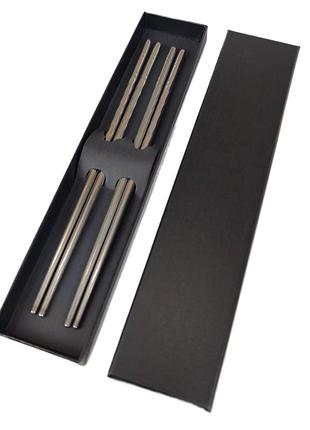 Подарункова коробка для палочок для суши 2 пари one size