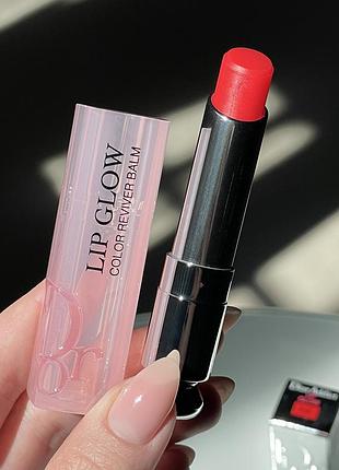 Бальзам для губ диор addict lip glow (015 cherry) 3.2 g