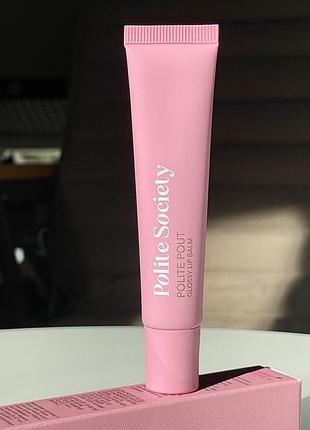 Бальзам для губ polite society glossy lip balm (pink grapefruit) 15 g