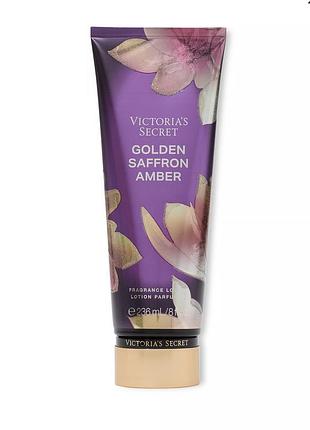 Парфумований крем лосьон golden saffron amber fragrance lotion victorias secret. нова колекція.