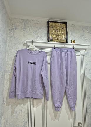 Хлопковый спортивный костюм calvin klein