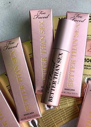 Туш too faced better than sex 3.9 g (без коробочки, з набору)