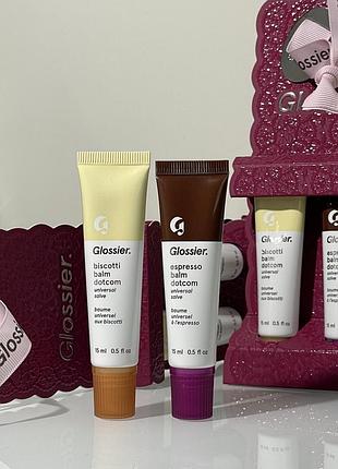 Лимитированный набор бальзамов для губ glossier limited edition balm dotcom duo 2x15 ml