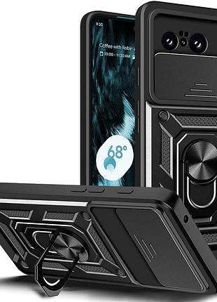 Чехол fiji camera defence для google pixel 8 бампер с защитой камеры black