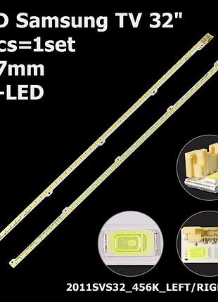 Led підсвітка samsung tv 32" 2011svs32_456k_h1_1ch_pv 2011svs32-fhd-5k6k6.5k-left jvg4-320sma-r2 2шт.