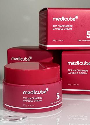 Капсульный крем с транексамовой кислотой и ниацинамидом medicube txa niacinamide capsule cream 55 g