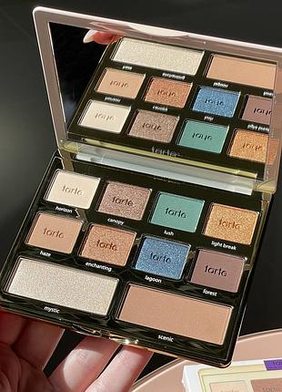 Палетка теней tarte glamazon amazonian clay eyeshadow palette 18 g