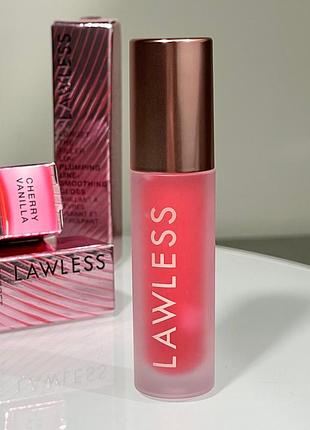 Блеск для губ с эффектом увеличения lawless forget the filler lip plumping line smoothing gloss cherry vanilla