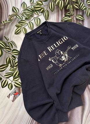 Оверсайз true religion світшот s ed hardy style