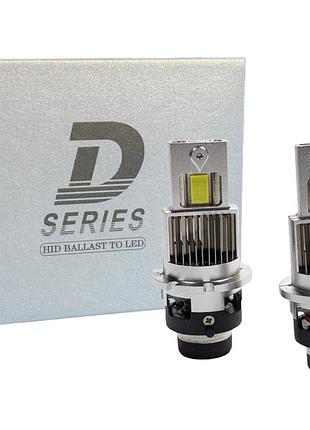 Комплект світлодіодних ламп starlight compact d2s/d2r (p32d-2/3) 90w/set canbus 6000k (2 шт)