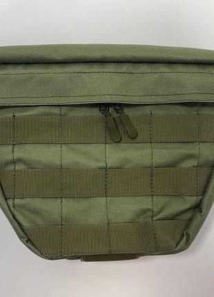 Підсумок напашник із системою кріплення molle малий 19х25х5 см олива