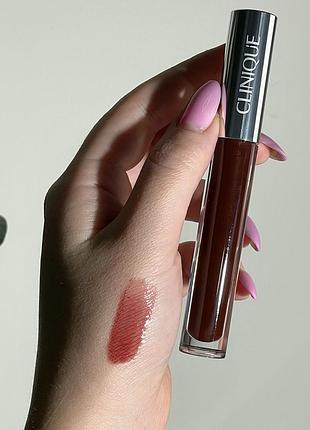 Блеск для губ clinique pop plush creamy lip gloss (01 black honey) 3.4 ml (без коробочки, из набора)
