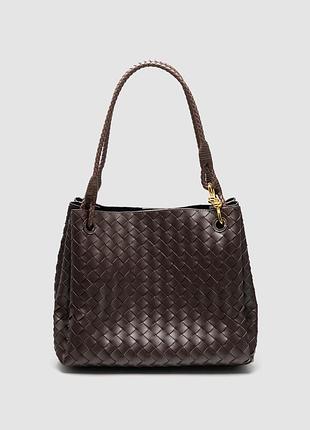 💎 bottega veneta parachute brown 31 х 25 х 17 см