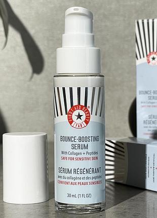Сыворотка с коллагеном и пептидами first aid beauty bounce-boosting serum collagen + peptides 30 ml