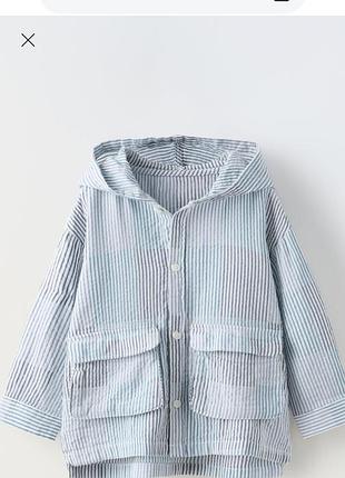 Літня сорочка на хлопчика zara 86(92)р