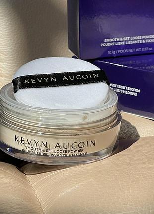 Фіксуюча пудра без тальку kevyn aucoin smooth & set loose powder 10.7 g