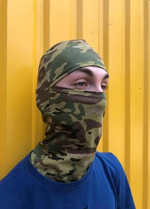 Балаклава тонка трикотажна військова весна-осінь мультикам