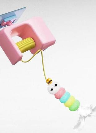 Игрушка для кошек подвисная автоматическая pet toy ball and1490 разноцветная top shop ua_
