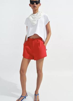 Бермуди жіночі червоні zara new