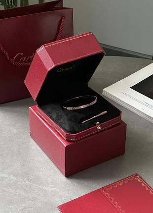 👑 cartier love diamond 18k yellow gold bracelet 18 19