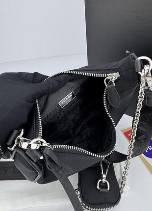 Prada black 24х13х6 3