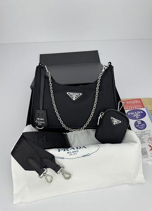 Prada black 24х13х6 4