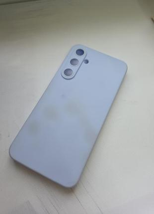Чохол для samsung a55 блакитний
