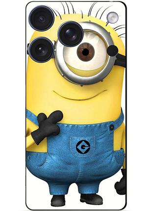 Силиконовый бампер чехол для iphone 17 pro max с рисунком миньон кевин minion