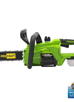 Акумуляторна міні пила procraft pka36 без акб 20в 25 см безщіткова