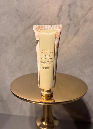Крем для рук від serenity collection waterlily & pear 30ml