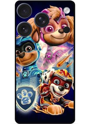 Силіконовий чохол бампер для iphone 17 pro max з малюнком щенячий патруль