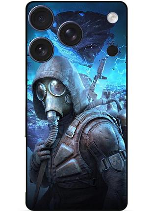 Силіконовий бампер чохол для iphone 17 pro max з малюнком stalker сталкер