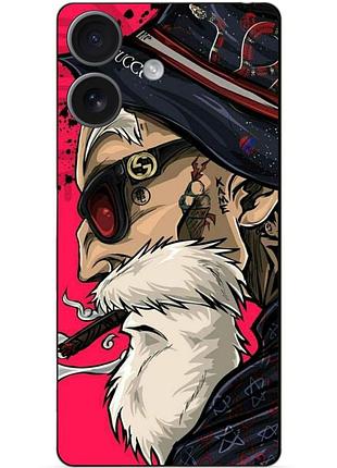 Силіконовий чохол бампер для iphone 17 з малюнком дід хіпстер