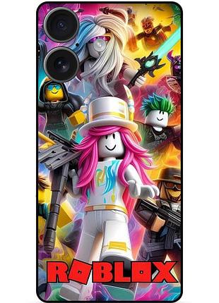Чехол силиконовый бампер для iphone 17 с картинкой roblox роблокс