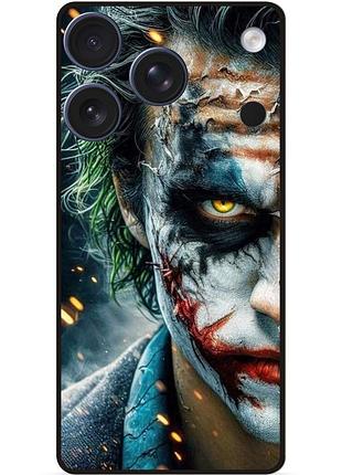 Чехол силиконовый бампер для iphone 17 pro с рисунком джокер харли квинн joker