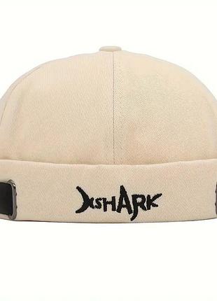 Кепка докер бескозырька wuke shark 56-60 см унисекс one size бежевая