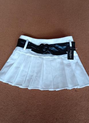 Юбка мини белая ital moda s
