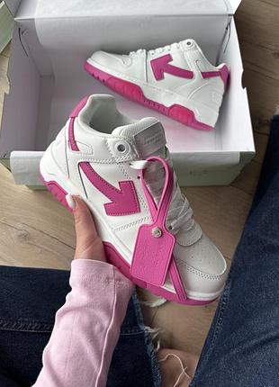Off-white out of office white fuchsia 📦 37 41