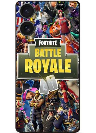 Силиконовый бампер чехол для iphone 17 игра fortnite фортнайт