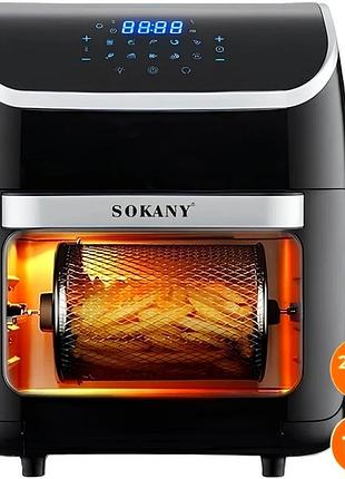 Аэрофритюрница мультипечь 12л 2500вт sokany sk-zg-8039 (12)