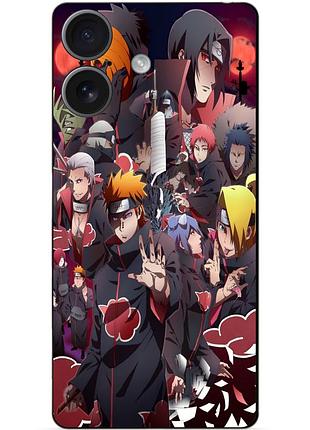 Чехол силиконовый бампер для iphone 17 с рисунком наруто naruto аниме