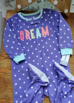 Флисовый слип carter's