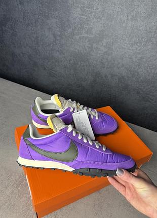 Кросівки nike waffle racer фіолетові