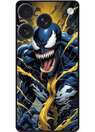 Силіконовий чохол бампер для iphone 17 pro з малюнком веном venom карнаж