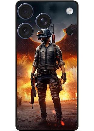 Силиконовый чехол бампер для iphone 17 pro пабг puвg