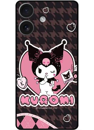 Силиконовый чехол бампер для iphone 17 с картинкой куроми kuromi