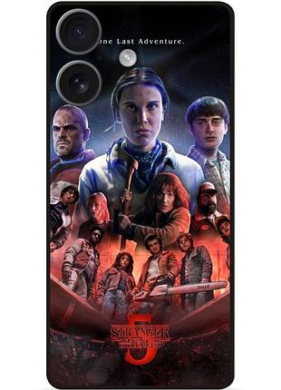 Силиконовый чехол бампер для iphone 17 с рисунком stranger things 2