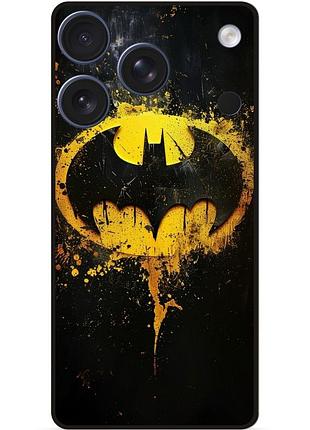 Чехол силиконовый бампер для iphone 17 pro max с рисунком бэтмен dc batman