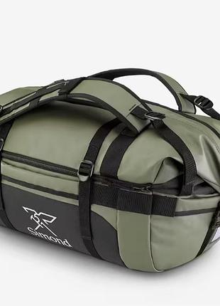 Спортивная дорожная сумка/рюкзак для трекинга simond 40-60л 55 x 40 x 32см хаки