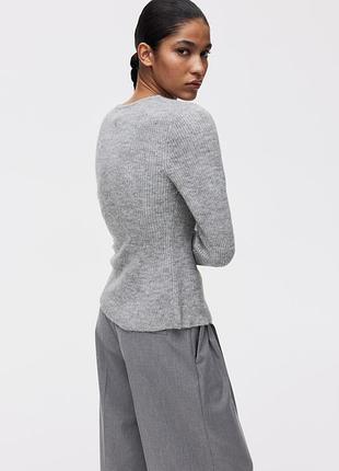 Кардиган кофта сіра 2